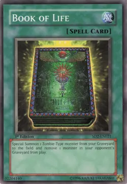 Yugioh Book of Life SD2-EN021 Common 1st Edition NM - Image 1