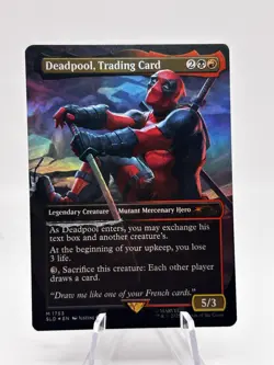 Deadpool, Trading Card 1753 Rainbow Foil Secret Lair Drop SLD MTG NM - Image 1