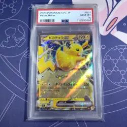 PSA10 Pikachu ex Pokemon Card Japanese - Image 1