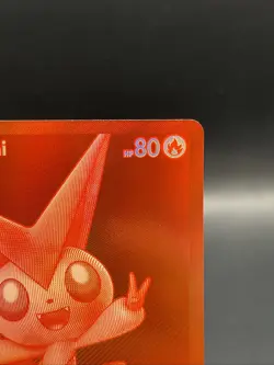 Red Victini Black White Rare Pokemon Card BLK 171/086 Black Bolt - Image 3