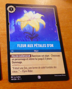 LORCANA TRADING CARD GAME DISNEY CHAPITRE 1 CARTE FLEUR 169/204 FR TCG NEUF - Image 1
