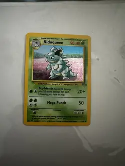 Pokemon TCG Nidoqueen 7/64 Jungle Regular Rare Stage 2 90 HP EN 1999 Sugimori - Image 2