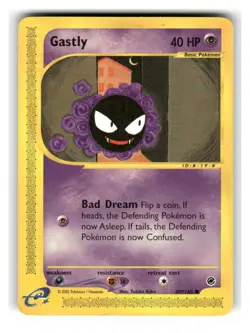Gastly 109/165 Common Expedition Base Set Pokemon Lightly Played - Image 1