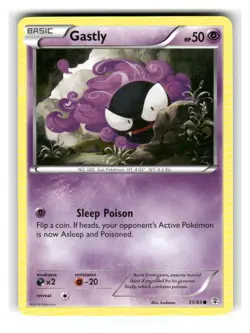 Gastly 33/83 Common Generations Pokemon Lightly Played - Image 1