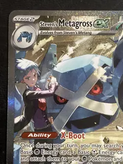 Pokemon Steven's Metagross Ex 289/217 Ascended Heroes Special Illustration Rare - Image 4