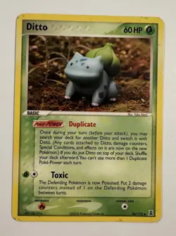 Pokemon Ditto (Bulbasaur) 36/113 Nintendo Delta Species Uncommon Regular 2005 - Image 1