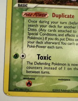 Pokemon Ditto (Bulbasaur) 36/113 Nintendo Delta Species Uncommon Regular 2005 - Image 5