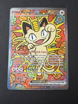Pokemon Meowth ex 121/088 ENGLISH Perfect Order SIR 🔥PACK FRESH NM 🔥 - Image 1