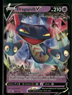 Dragapult V 092/192 Holo V Rare Rebel Clash Pokemon Near Mint - Image 1