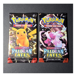 Pokemon TCG Scarlet & Violet Paldean Fates Booster Pack Lot, 2 Packs, English - Image 1