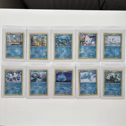 Pokemon Reverse Holo Bundle - Next Destinies Water Types 28 to 37 - Near Mint - Image 1