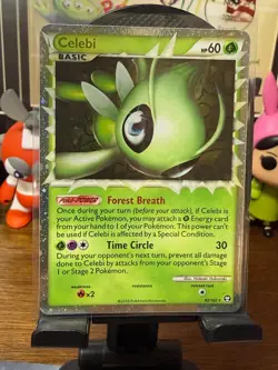 Pokemon TCG CELEBI Reverse Holo! HS Triumphant! #92/102 - Image 1