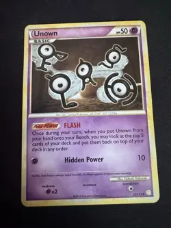 Unown 55/123 - Heartgold & Soulsilver - Uncommon - Pokemon TCG - LP - Image 1