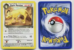 DARK PERSIAN 42/82 UNCOMMON TEAM ROCKET POKEMON UNLIMITED MP - Image 3