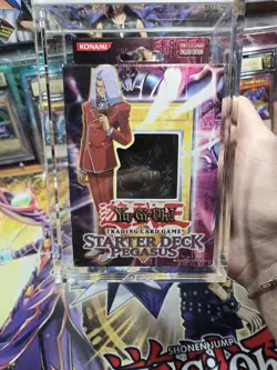 Yugioh Starter Deck Pegasus Unlimited Box Sealed With Acrylic Case - Image 2