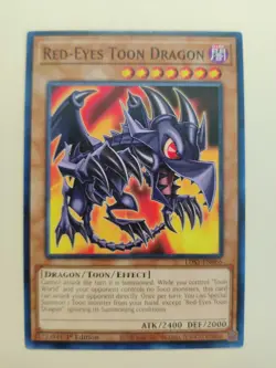 Red Eyes Toon Dragon LDS1-EN066 Common 1st Edition LP - Image 1