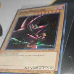 Yu-Gi-Oh! Dark Magician YGLD-ENB02 Ultra Rare Holo 1st Ed ATK 2500 Konami - Image 2