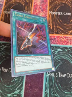 Yu-Gi-Oh! Cyber Emergency DUOV-EN092 Ultra Rare 1st Edition Near Mint - Image 2