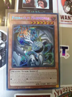 Yugioh Fydraulis Harmonia BLZD-EN024 Secret Rare 1st Edition Yu-Gi-Oh - Image 1