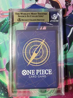 BGS 10 PRISTINE Monkey D. Luffy King One Piece Foil Convention Promo P-043 - Image 3