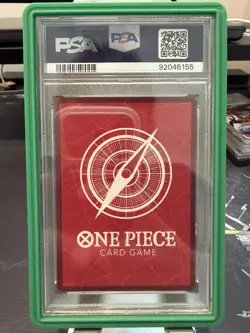 One Piece OP01-003 Monkey D Luffy Pre-Errata Alternate Art Leader PSA 10 - Image 3