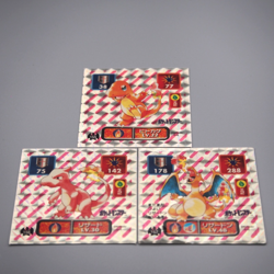Pokemon Card AMADA Sticker Seal Charizard Charmeleon Charmander VG Japanese r815 - Image 2