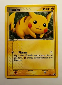 Pokemon Pikachu TCG Card 74/112 Regular. FireRed LeafGreen (2004) Set. NM/M - Image 1