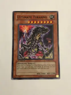 Yugioh card 1st Edition SD09-EN014 Ultimate Tyranno Excellent Condition - Image 1