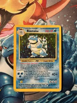 Blastoise - 2/102 - Pokemon Base Set Unlimited Holo Rare Card WOTC HP - Image 1