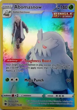TG01/TG30 ABOMASNOW TRAINER GALLERY ULTRA RARE ASTRAL RADIANCE POKEMON CARD - Image 1
