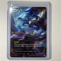Vex Apathetic Alt Art Champion Unit Card UNL 150a/219 Riftbound - Image 1