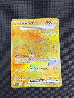 Pokemon TCG Pikachu EX Hyper Rare Card 179/131 Prismatic Evolutions - Image 1