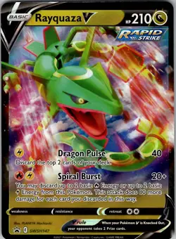 Rayquaza V - SWSH: Sword & Shield Promo Cards SWSH147 Holo NM - Image 1