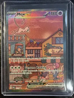 Pokemon Mew EX 053 SVP Scarlet & Violet Promo Holo 180 HP English Card - Image 1