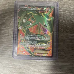 Pokemon TCG Rayquaza EX Full Art Ultra Rare Card Dragons Exalted 123/124 - Image 3
