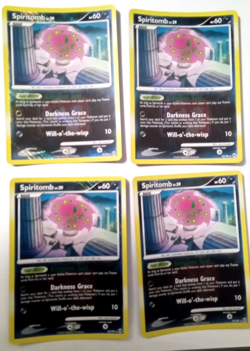 4 BRAND NEW POKEMON SPIRITOMB 32/99 card HOLO - Image 1