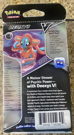 Pokemon TCG: DEOXYS V Ready-To-Play-60-Card Battle Deck - Image 2