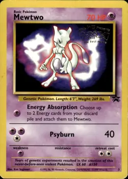 Mewtwo Movie Promo Promo WoTC Promo 03/53 Psychic Pokemon Card - Image 1