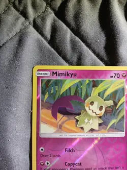 Pokemon Cards Mimikyu 112/181 Reverse Holo Team Up Sun & Moon NM Never Played - Image 2