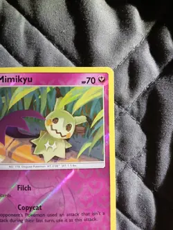 Pokemon Cards Mimikyu 112/181 Reverse Holo Team Up Sun & Moon NM Never Played - Image 3