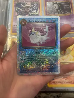 Dark Vaporeon 9/110 Legendary Collection 2002 Reverse Holo Pokemon Card TCG - Image 1