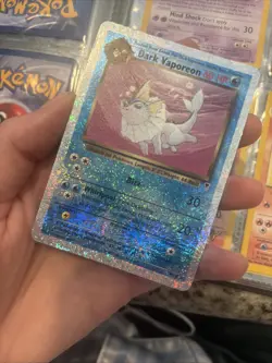 Dark Vaporeon 9/110 Legendary Collection 2002 Reverse Holo Pokemon Card TCG - Image 4