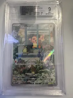Charmander 044 Sv: Scarlet & Violet Promo Cards Holo BGS 9 PSA 9 - Image 1