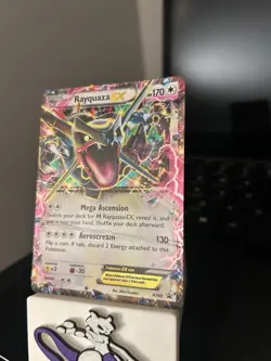 Pokemon TCG Rayquaza EX XY69 Shiny Black Star Promo Holo Rare Card - Image 1