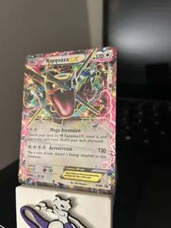 Pokemon TCG Rayquaza EX XY69 Shiny Black Star Promo Holo Rare Card - Image 2