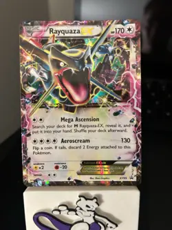Pokemon TCG Rayquaza EX XY69 Shiny Black Star Promo Holo Rare Card - Image 3