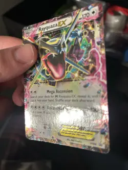 Pokemon TCG Rayquaza EX XY69 Shiny Black Star Promo Holo Rare Card - Image 5