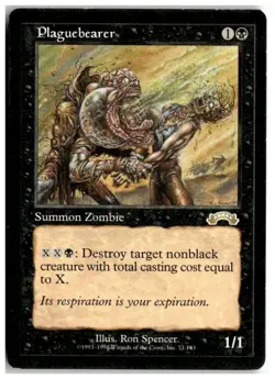 MTG Plaguebearer - Exodus Moderately Played English - Image 1