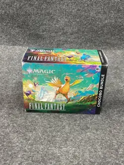 Magic: The Gathering Final Fantasy Chocobo Bundle Box, Sealed Box is Worn - Image 1