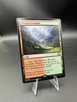 MTG; Wooded Foothills; Modern Horizons 3; Regular; NM Unplayed - Image 1